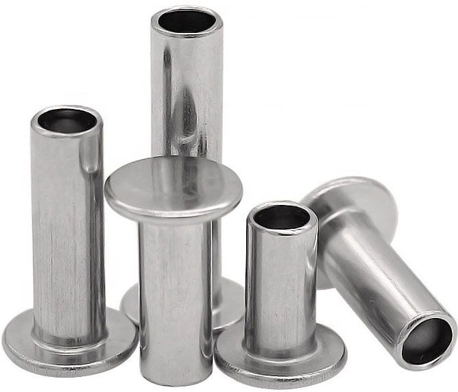 Заклепка под молоток 3х55 мм полупустотелая DIN 7338 form B, нержавеющая сталь А2 - фото